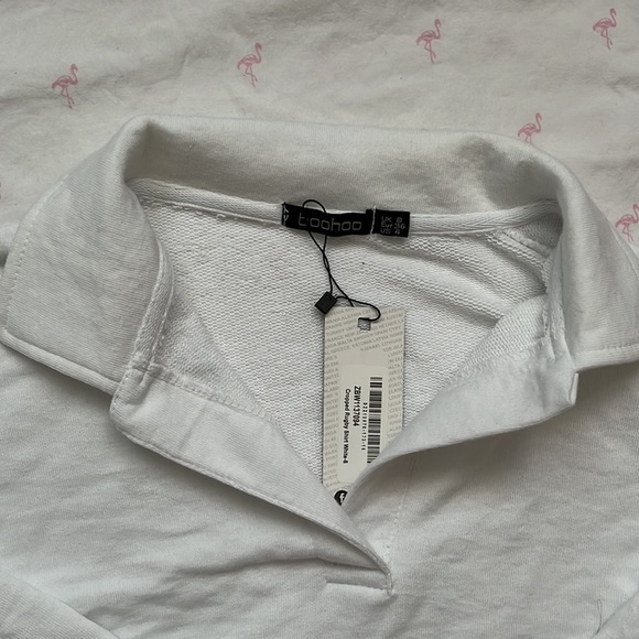 Cropped rugby top white - Picture 2 of 3